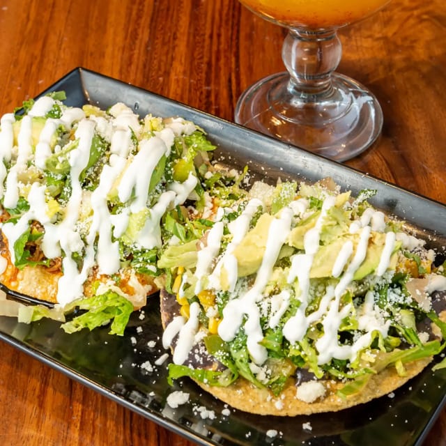 Tostadas Vegetarian.