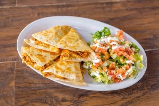 Kids Chicken Quesadilla.